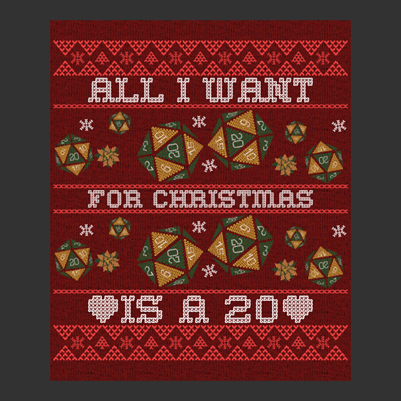 Funny 20 Dice Roll Pen And Paper Quote Ugly Christmas Sweater Design Baby Bodysuit | Artistshot