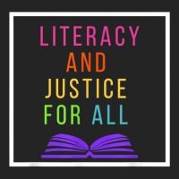 Literacy And Justice For All Literacy Teacher Reading Birthday Gift 3/4 Sleeve Shirt | Artistshot