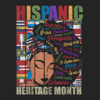 Latina Woman Art Hispanic Heritage Month Latin Country Flags 3/4 Sleeve Shirt | Artistshot