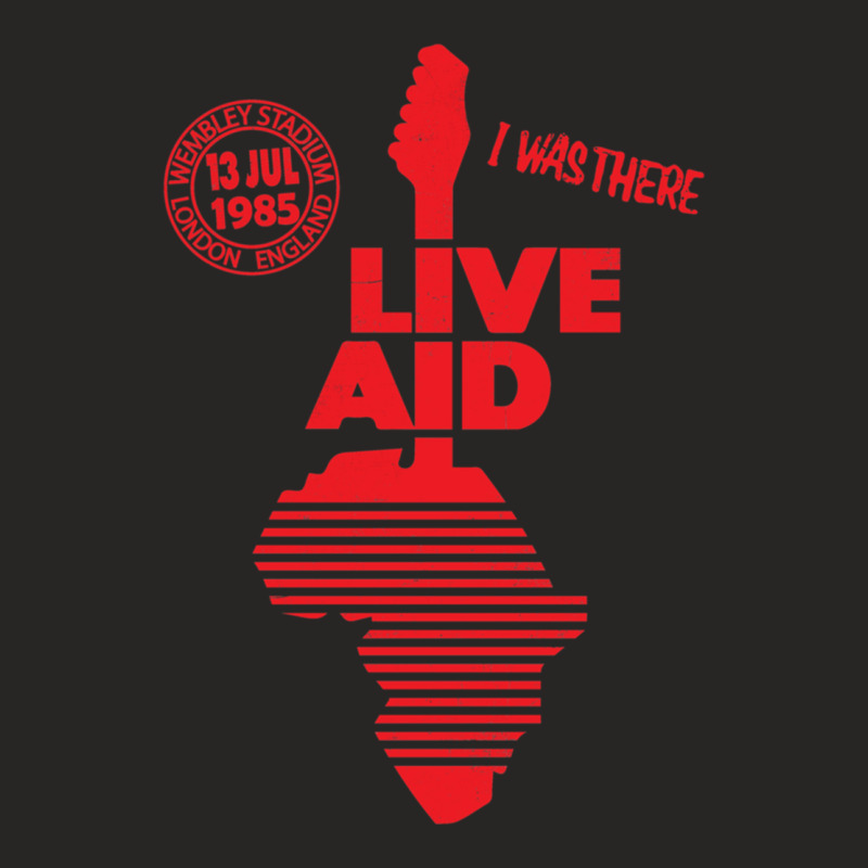 Live Aid 1985   Red Classic Ladies Fitted T-Shirt by NestorMarchetti | Artistshot