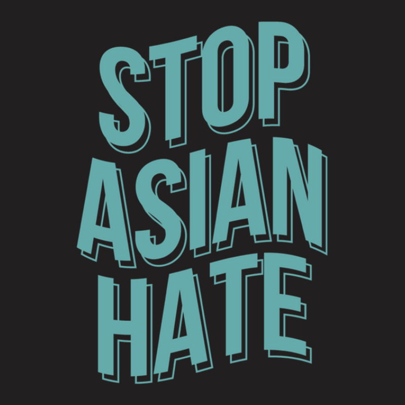 Stop Asian Hate Wavy Asian American Pride Love Aapi Ally Stop Asian Ha T-shirt | Artistshot