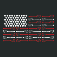 Lacrosse American Flag Lax Mom Women's Triblend Scoop T-shirt | Artistshot