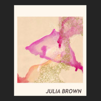 Julia Brown Watercolor 3/4 Sleeve Shirt | Artistshot