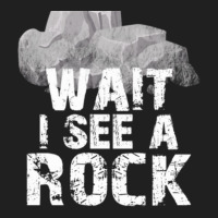 Wait I See A Rock For A Geologist Rock Mineral 1 Ladies Polo Shirt | Artistshot