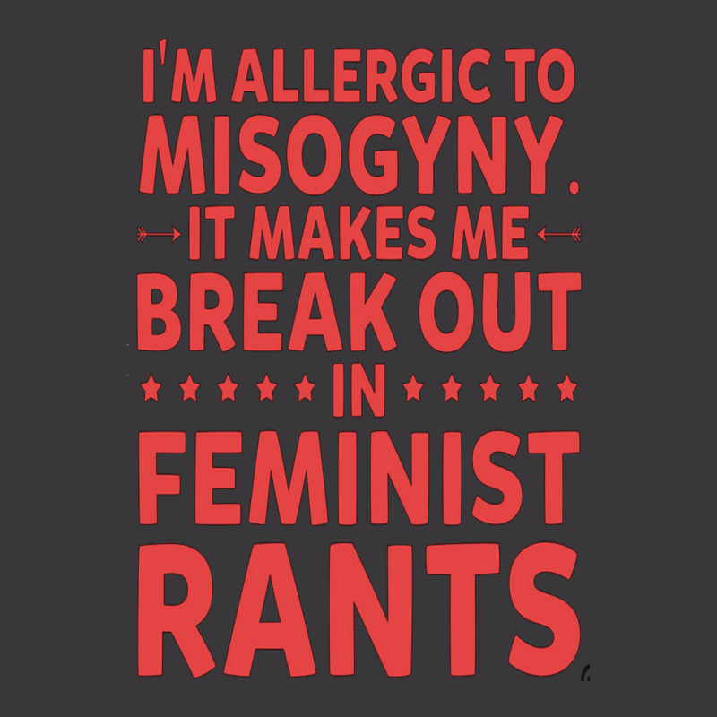 Ae,i'm Allergic To Misogyny Funny Feminist Ladies Curvy T-Shirt by cm-arts | Artistshot