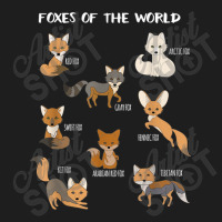 Foxes Of The World Funny Fox Animals Educational Classic T-shirt | Artistshot