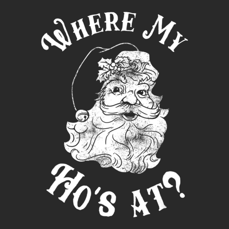 Where My Ho's At Christmas Santa Printed Hat | Artistshot