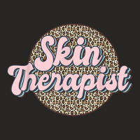 Skin Therapist Esthetician Leopard Skincare Ladies Fitted T-shirt | Artistshot