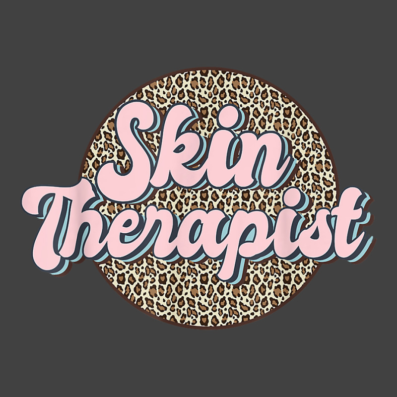 Skin Therapist Esthetician Leopard Skincare Vintage T-shirt | Artistshot