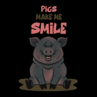 Pigs Make Me Smile For Friend Fleece Short | Artistshot