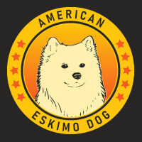 American Eskimo Dog American Eskimo Dog Portrait Ladies Fitted T-shirt | Artistshot