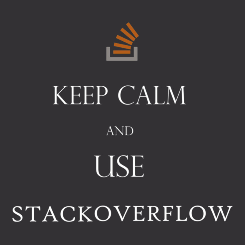 Keep Calm And Use Stackoverflow Vintage Hoodie by cm-arts | Artistshot