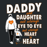 Daddy & Daughter Not Always Eye To Eye 1665998254974 Crewneck Sweatshirt | Artistshot