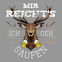 Funny With German Text Mir Reichts Ich Geh Saufen Bier Alkohol Deer [g Women's V-neck T-shirt | Artistshot