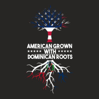 American Grown With Dominican Roots Ladies Fitted T-shirt | Artistshot