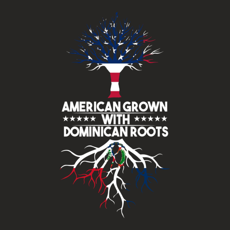 American Grown With Dominican Roots Ladies Fitted T-Shirt by AngieFurr | Artistshot