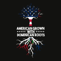 American Grown With Dominican Roots Scorecard Crop Tee | Artistshot