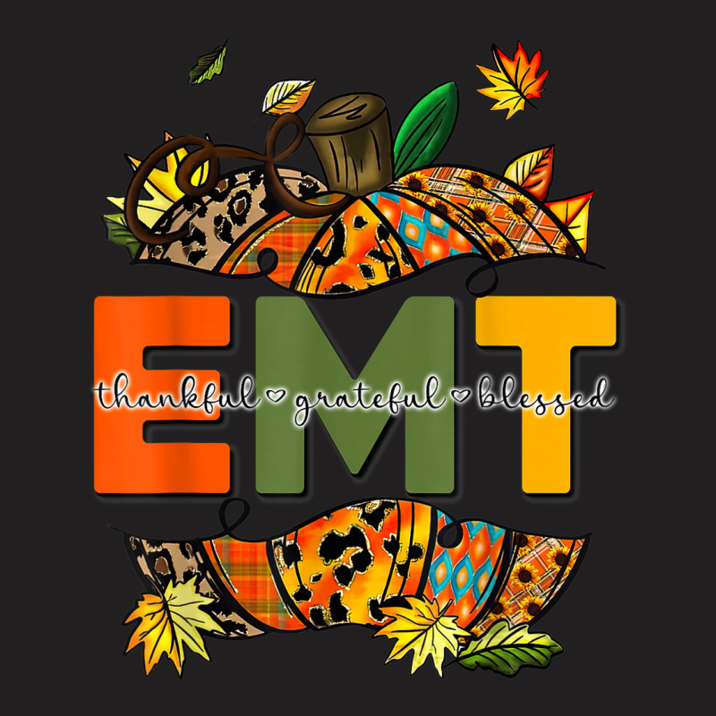 Emergency Medical Technicians Pumpkin Cute Autumn Halloween T-shirt | Artistshot