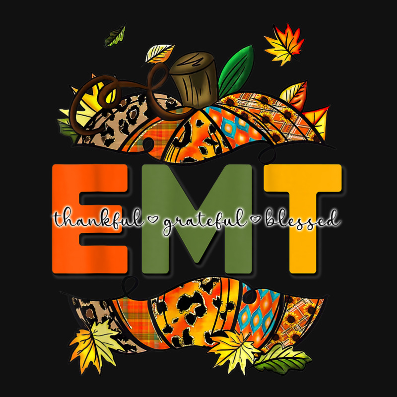 Emergency Medical Technicians Pumpkin Cute Autumn Halloween Portrait Canvas Print | Artistshot