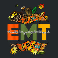 Emergency Medical Technicians Pumpkin Cute Autumn Halloween Crewneck Sweatshirt | Artistshot