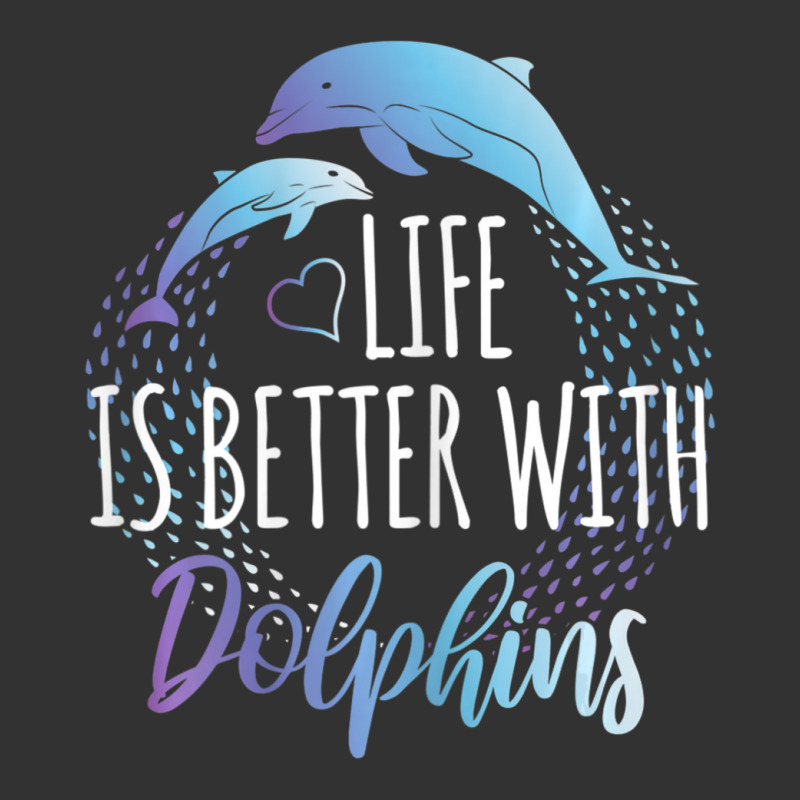 Life Is Better With Dolphins Women Girls Dolphin Lover Baby Bodysuit by cm-arts | Artistshot