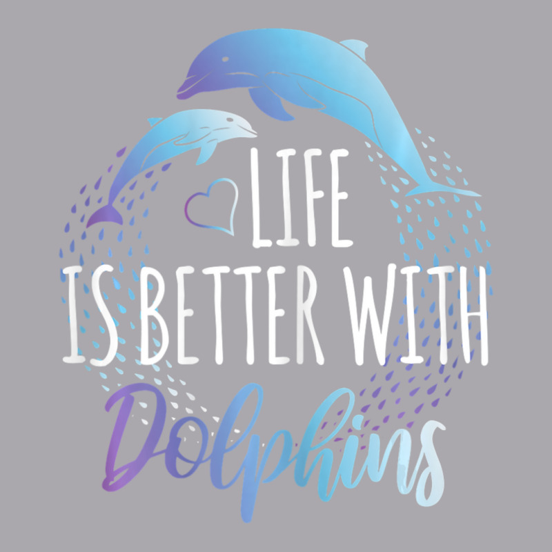 Life Is Better With Dolphins Women Girls Dolphin Lover Youth 3/4 Sleeve by cm-arts | Artistshot