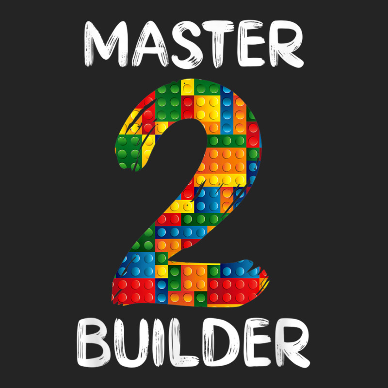 Master Building 2nd Bday Building Brick Blocks Kids Boys 3/4 Sleeve Shirt | Artistshot