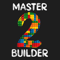 Master Building 2nd Bday Building Brick Blocks Kids Boys Classic T-shirt | Artistshot