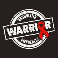 Warrior Red Ribbon Products & Gifts For Vasculitis Awareness Tank Top | Artistshot