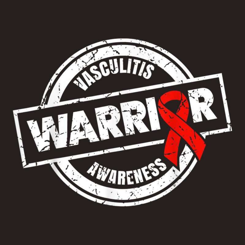 Warrior Red Ribbon Products & Gifts For Vasculitis Awareness Tank Top | Artistshot