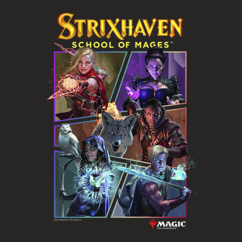 Magic The Gathering Strixhaven Planeswalkers Panels Ladies Fitted T-Shirt by samuelswallace | Artistshot