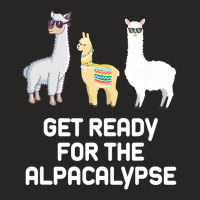 Alpaca Get Ready For Alpacalypse Pun Punny Ladies Fitted T-shirt | Artistshot