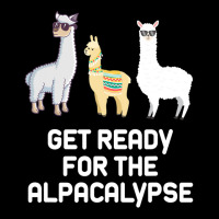 Alpaca Get Ready For Alpacalypse Pun Punny Cropped Hoodie | Artistshot