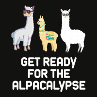 Alpaca Get Ready For Alpacalypse Pun Punny Scorecard Crop Tee | Artistshot