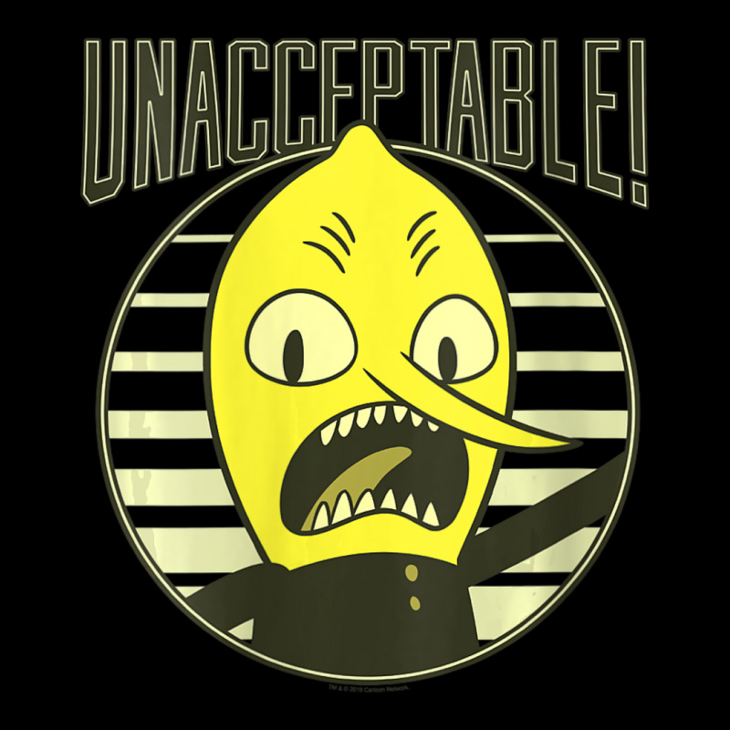 Womens Cn Adventure Time Lemongrab Unacceptable V-neck Cropped Hoodie by cm-arts | Artistshot