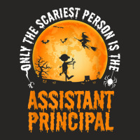 Halloween Assistant Principal For Men & Women Ladies Fitted T-shirt | Artistshot