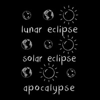 Lunar Solar Eclipse And Apocalypse Science Zipper Hoodie | Artistshot