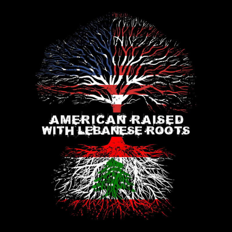 American Raised With Lebanese Roots Lebanon Adjustable Cap | Artistshot