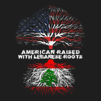 American Raised With Lebanese Roots Lebanon Classic T-shirt | Artistshot