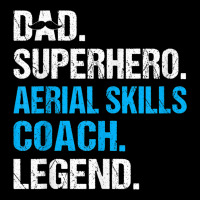 Dad Superhero Aerial Skills Coach Funny Aerial Skills Coach Long Sleeve Shirts | Artistshot