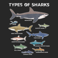 9 Types Of Sharks Educational Colorful Ocean Men's T-shirt Pajama Set | Artistshot