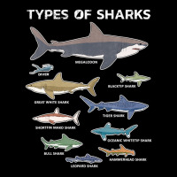 9 Types Of Sharks Educational Colorful Ocean Fleece Short | Artistshot