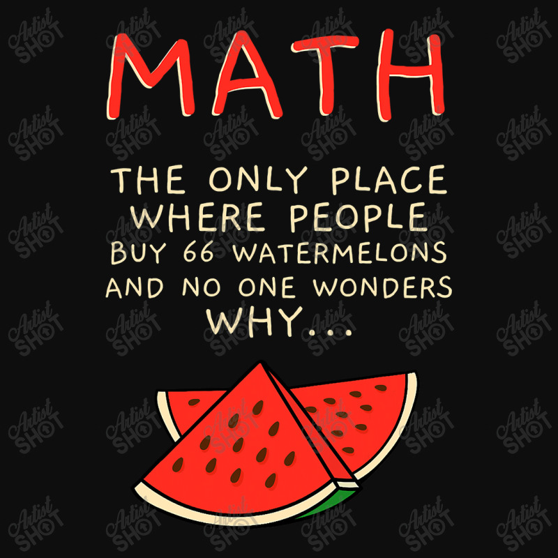 Math And Watermelons Mathematics Calculation Numbers Crop Top by home12 | Artistshot