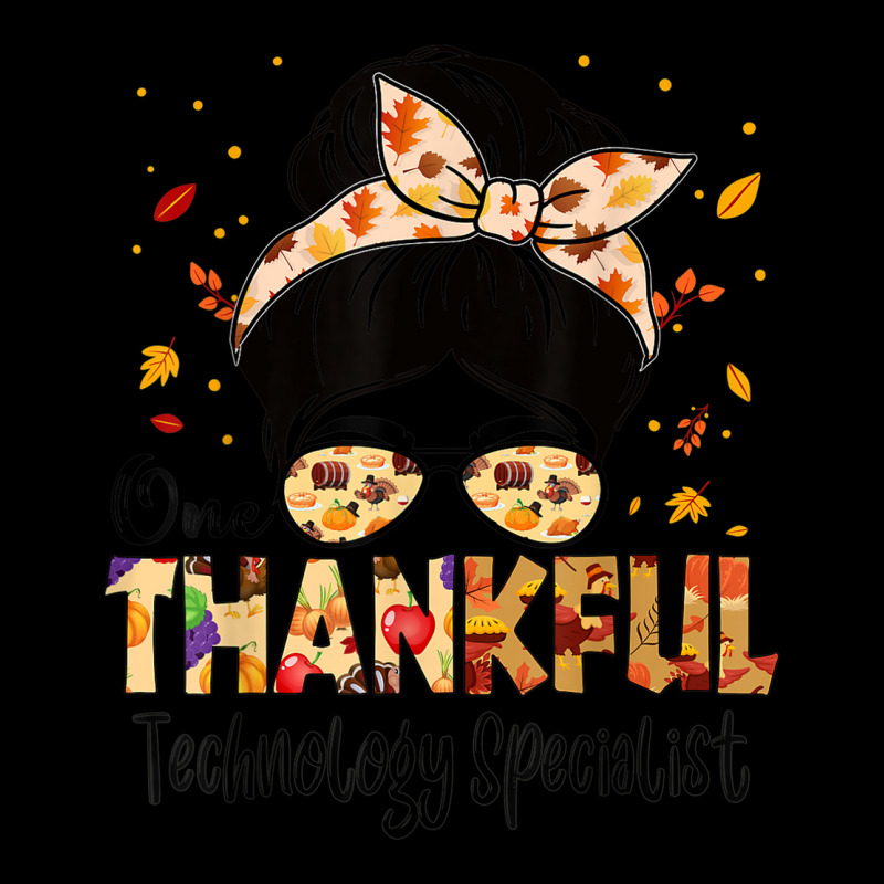 Technology Specialist One Thankful Thanksgiving Fall Autumn Pocket T-Shirt by Outpost | Artistshot