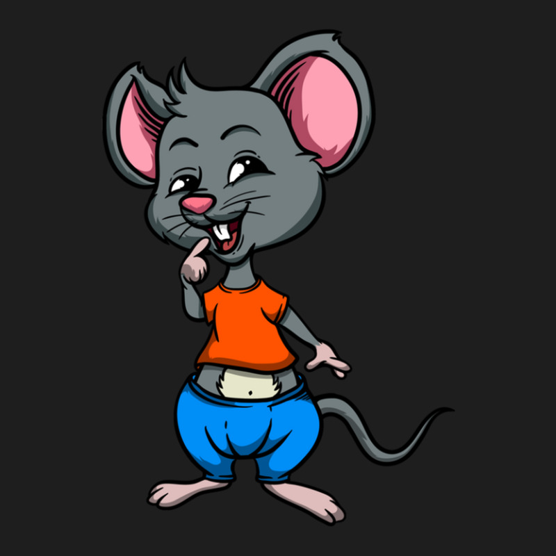 Cute Anthropomorphic Human-like Cartoon Character Mouse In Clothes Classic T-shirt by cm-arts | Artistshot