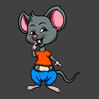 Cute Anthropomorphic Human-like Cartoon Character Mouse In Clothes Vintage T-shirt | Artistshot