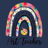 Art Teacher Boho Rainbow Caring Dedicated Loving Vintage Ladies Denim Jacket | Artistshot