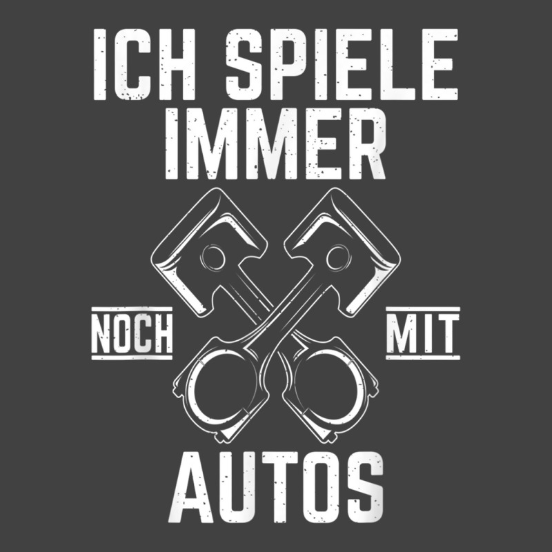 T Shirt With German Text Ich Spiel Noch Mit Autos Mechatronik [ich Spi Vintage T-shirt | Artistshot