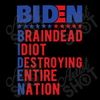 Anti Biden, Braindead Idiot Destroying Entire Nation Adjustable Cap | Artistshot