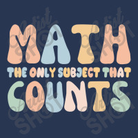 Math The Only Subject That Counts Funny Math Teachers Men Denim Jacket | Artistshot